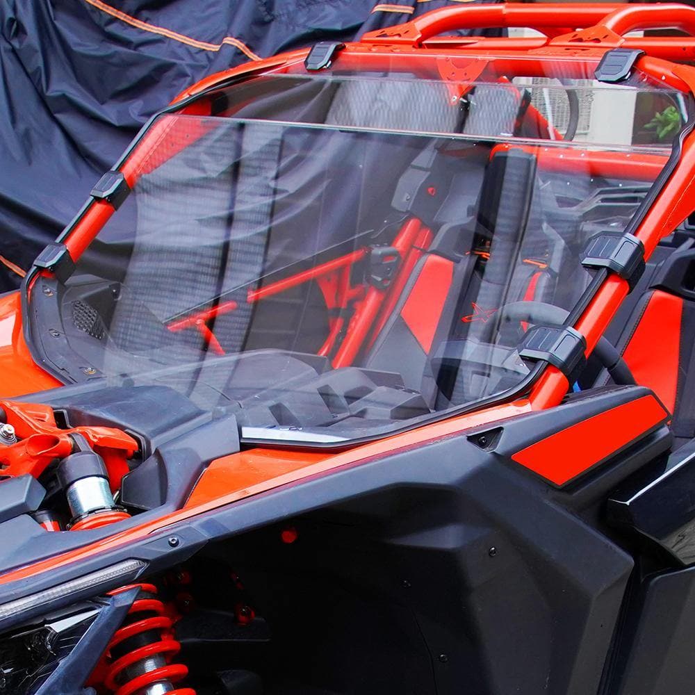 Kemimoto Maverick X3/MAX Full Windshield Set Front Rear Soft Door