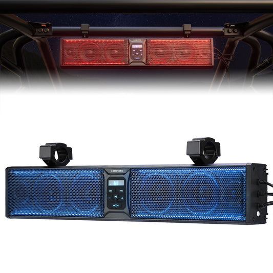 Kemimoto 26 Inch RGB Sound Bar for Polaris RZR 500W