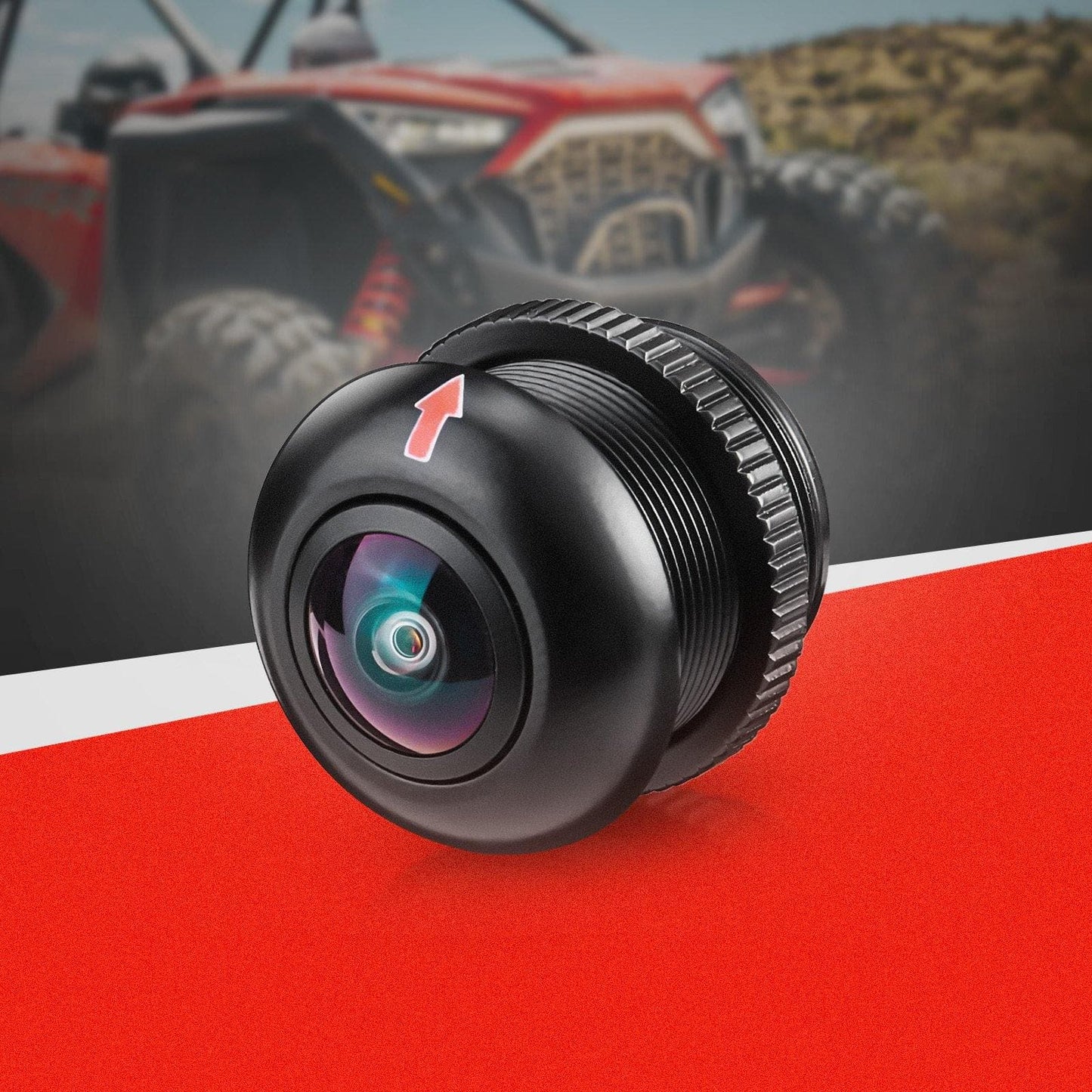 Kemimoto Front Camera 170° View IP67 Waterproof for Polaris RZR