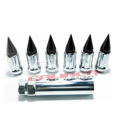 https://50caliberracing.com/2756-home_default/10-x-125-mm-chrome-lug-nuts-with-anodized-aluminum-spikes-16-pack.jpg