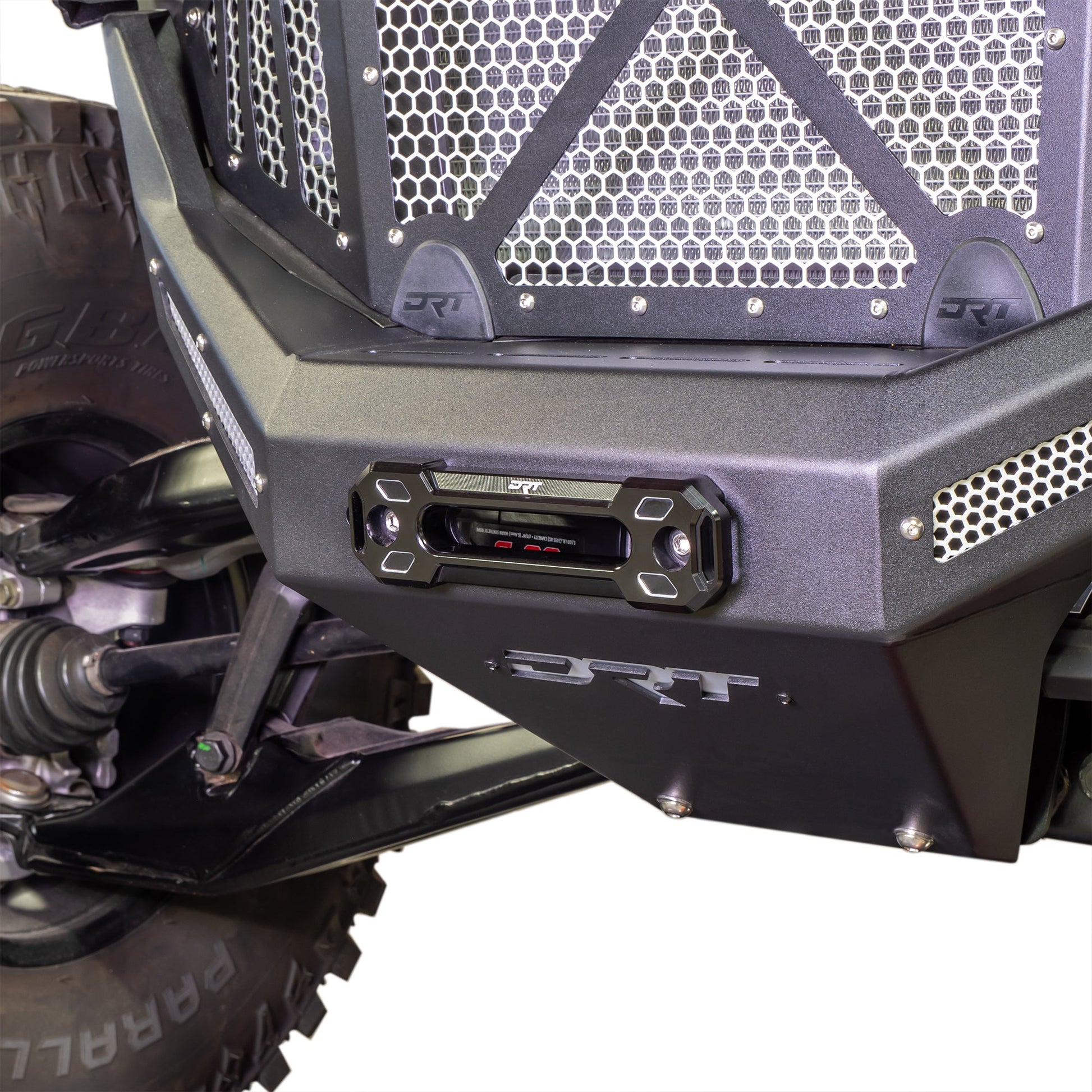 DRT Universal 6" UTV (HAWSE) Fairlead – Lightweight Aluminum Winch Guide