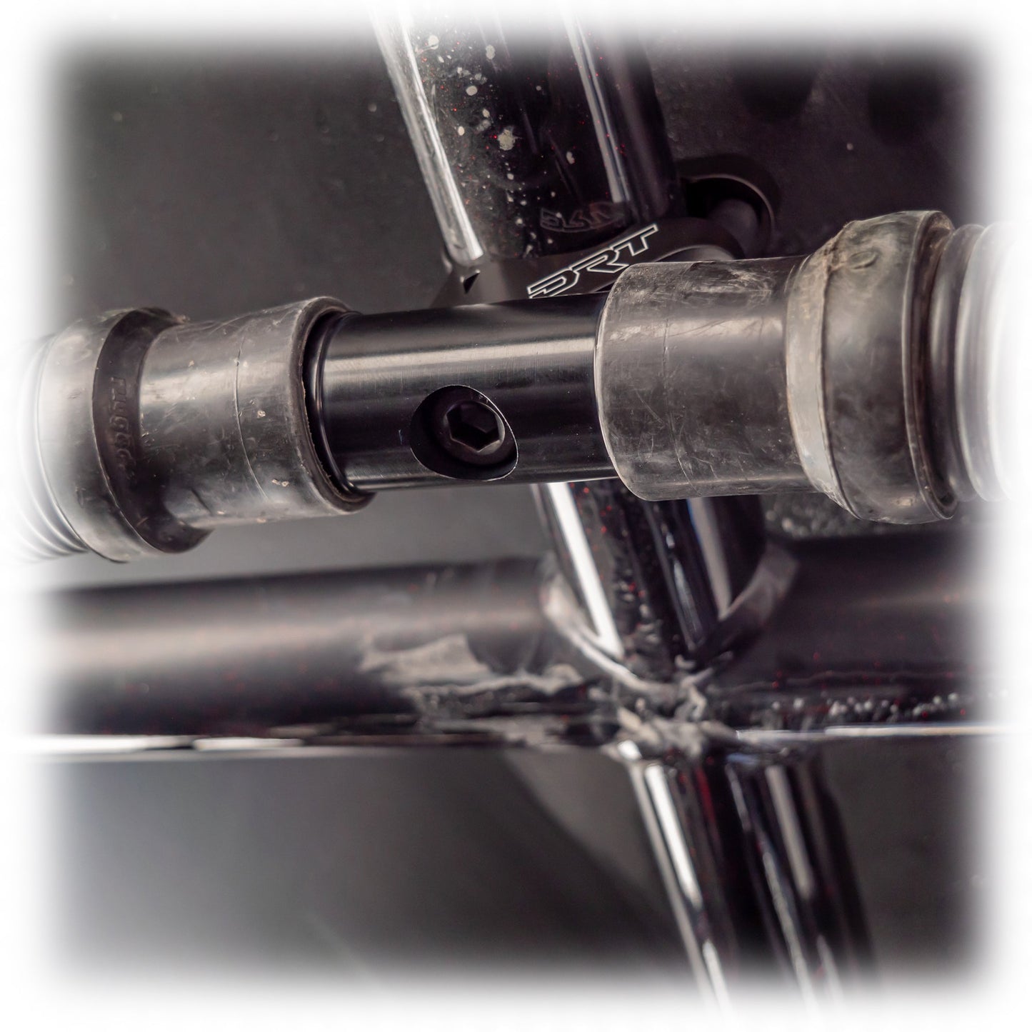 DRT Universal Single Helmet Hose Dock – Anodized Aluminum Mount