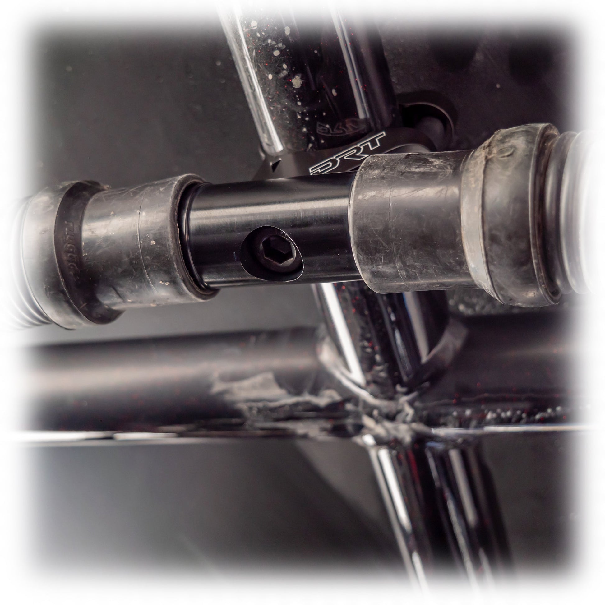 DRT Universal Single Helmet Hose Dock – Anodized Aluminum Mount