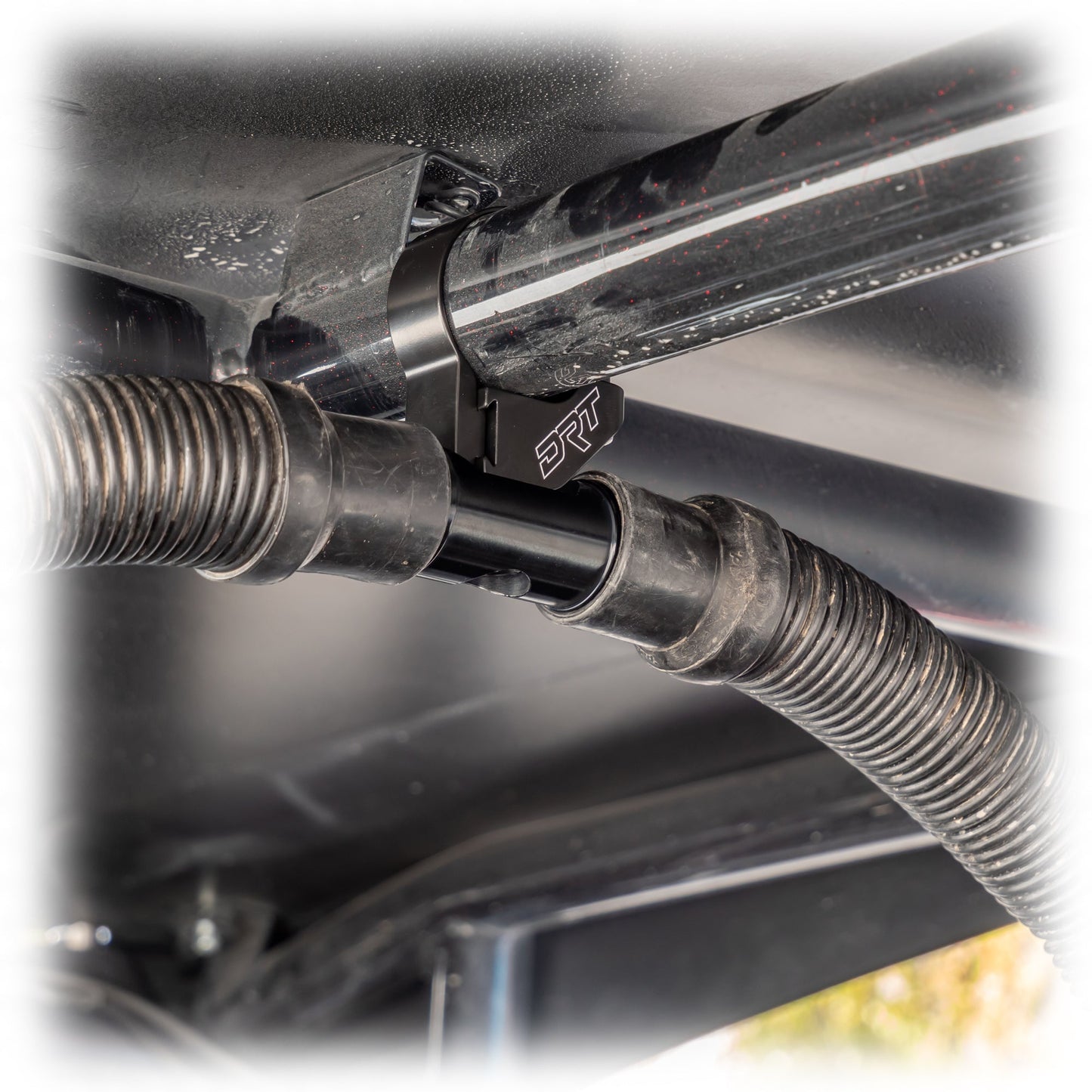 Universal Dual Helmet Hose Dock – Heavy‑Duty Aluminum Mount