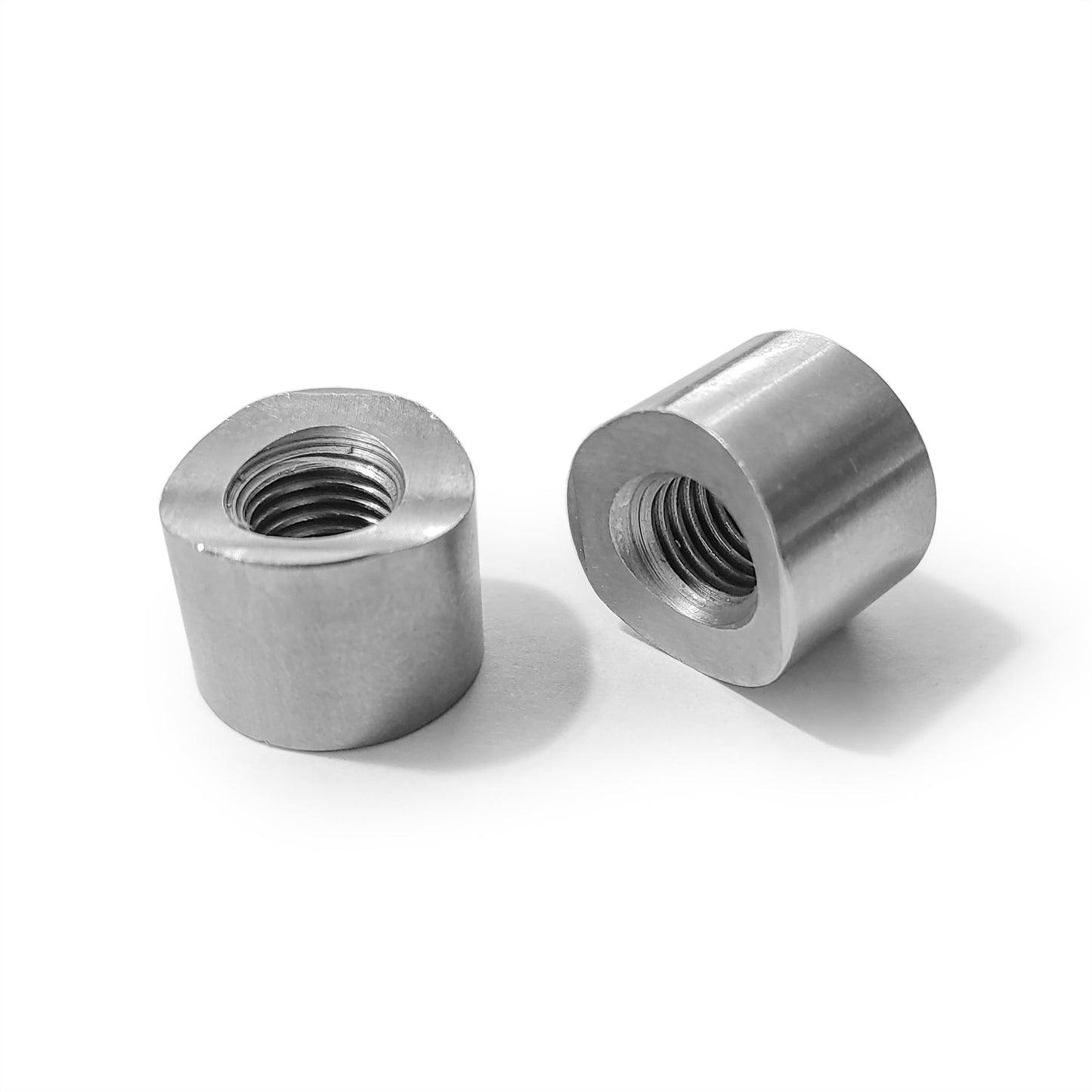 DRT Universal M10x1.25P Coped Steel Weld Bung for Custom Builds