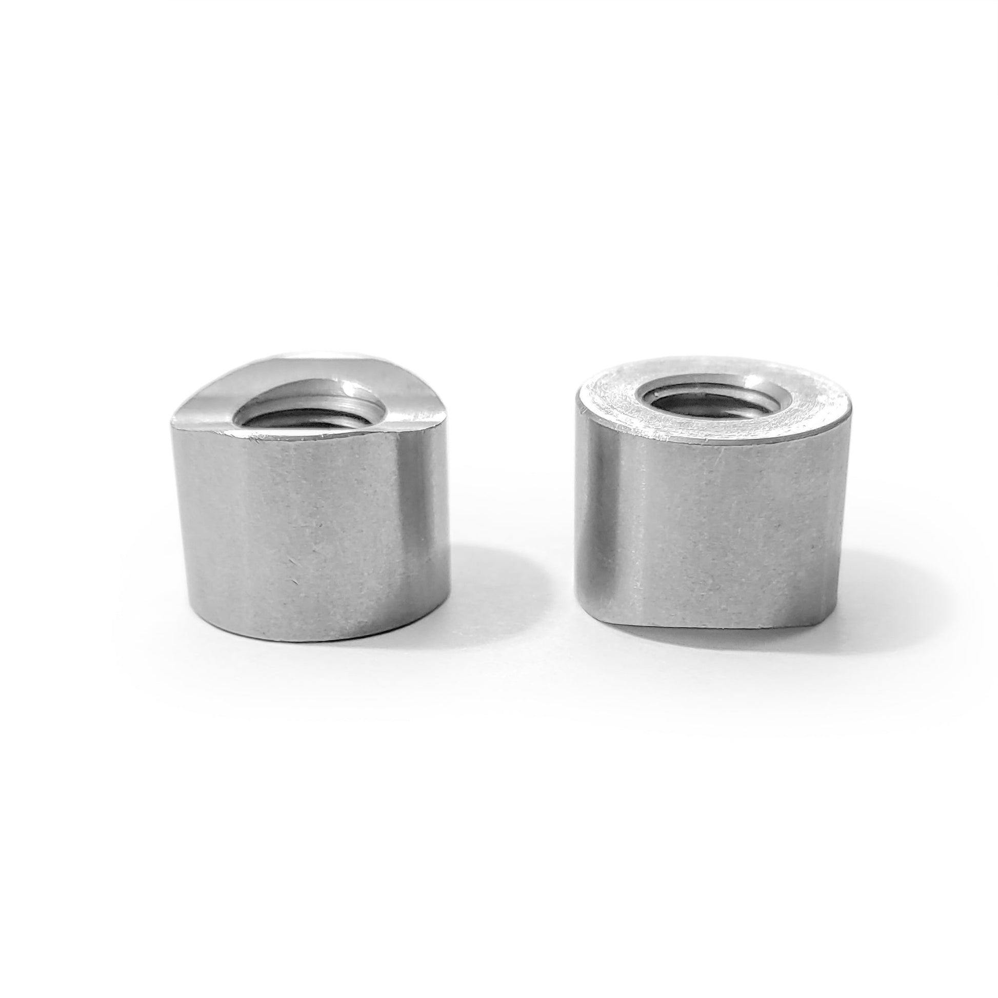 DRT Universal M10x1.25P Coped Steel Weld Bung for Custom Builds
