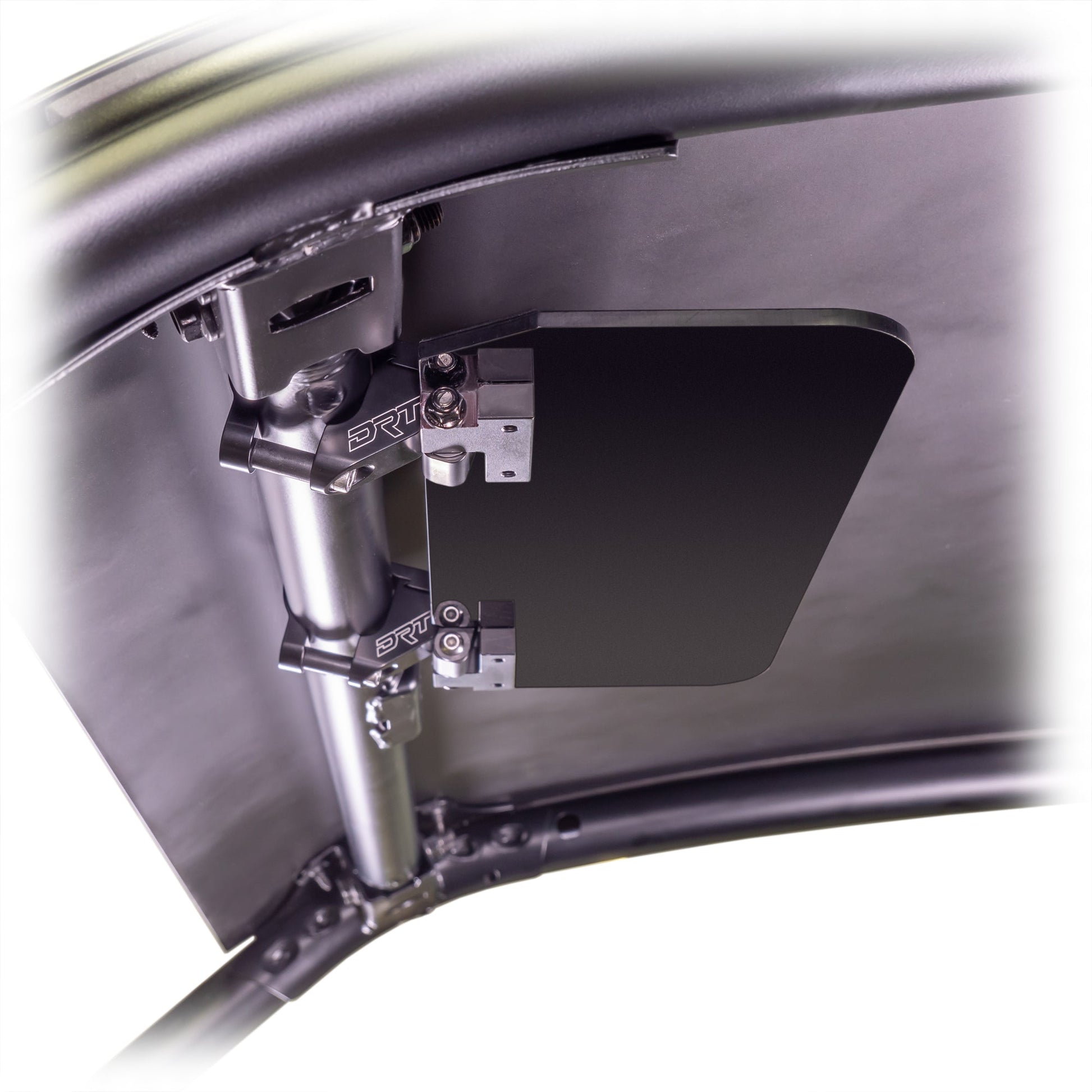 DRT Universal Billet Sun Visor Kit Pair for Driver Passenger