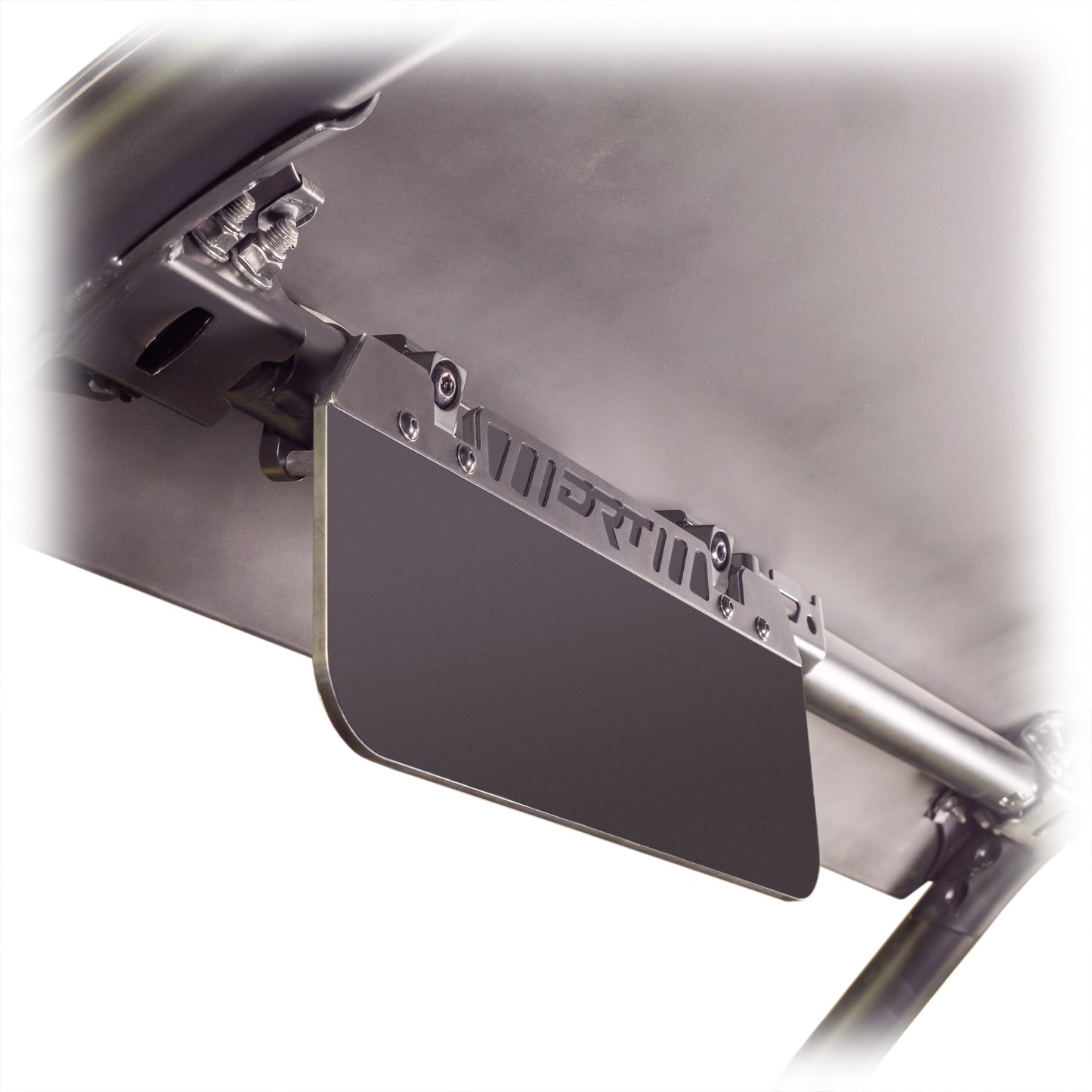DRT Universal Billet Sun Visor Kit Pair for Driver Passenger
