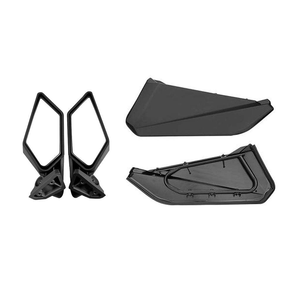 Kemimoto Side Mirrors & Door Inserts for Can‑Am Maverick X3
