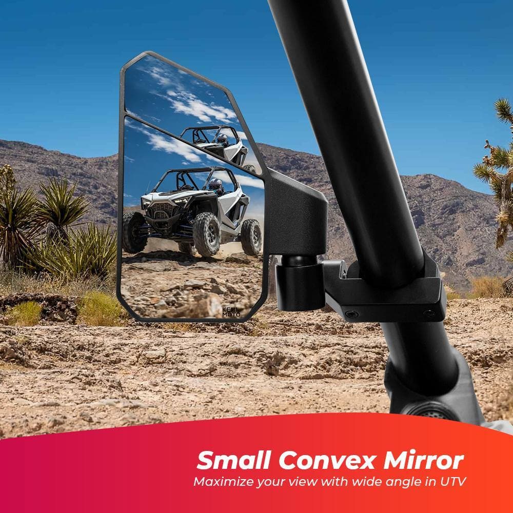 KEMIMOTO Break-Away Adjustable Side View Mirror 1.6‑2″