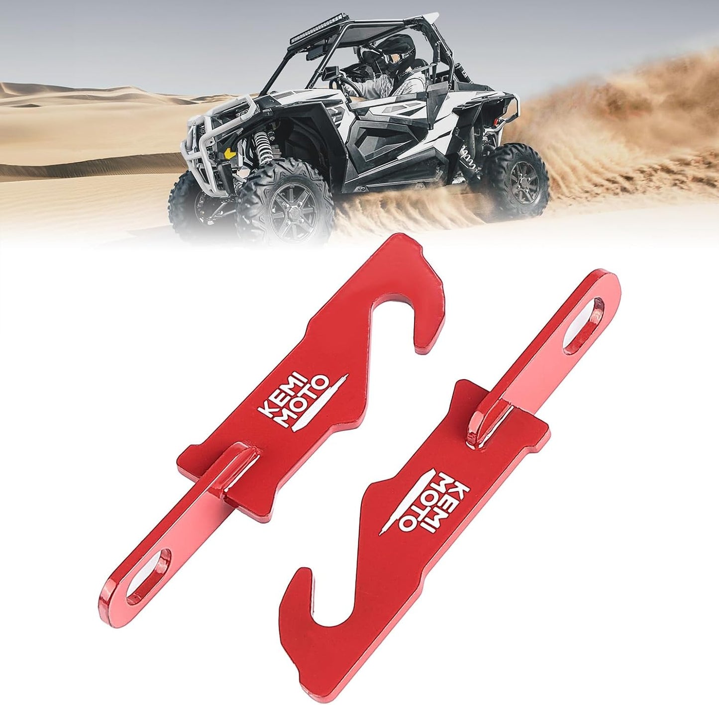 Kemimoto RZR Door Latch Extender Anti‑Rust 1 Pair