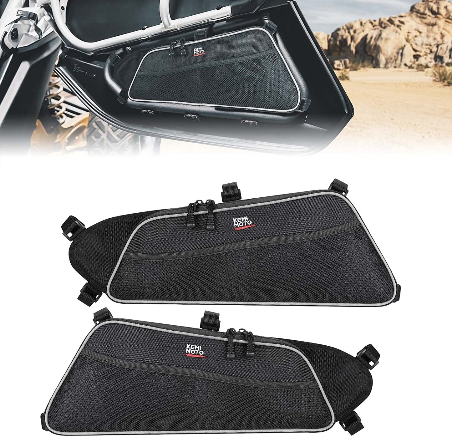 Lower Door Storage Bags for Can Am Maverick X3/MAX - Set of Two