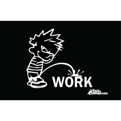 Pee on Work Flag 12" x 18" Grommet Flag