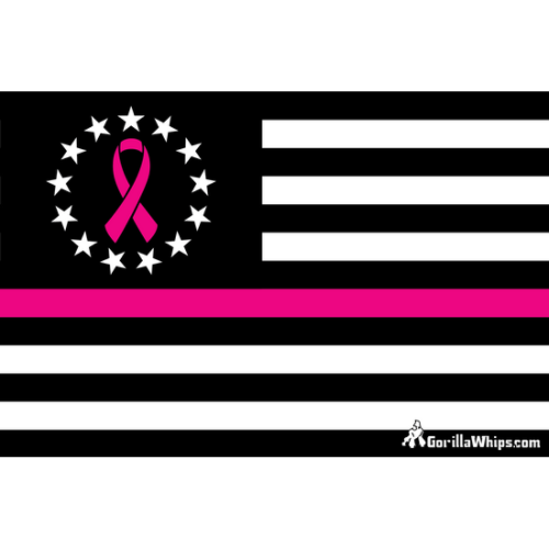 Thin Pink Line- Breast Cancer Awareness 2' x 3' Grommet Flag