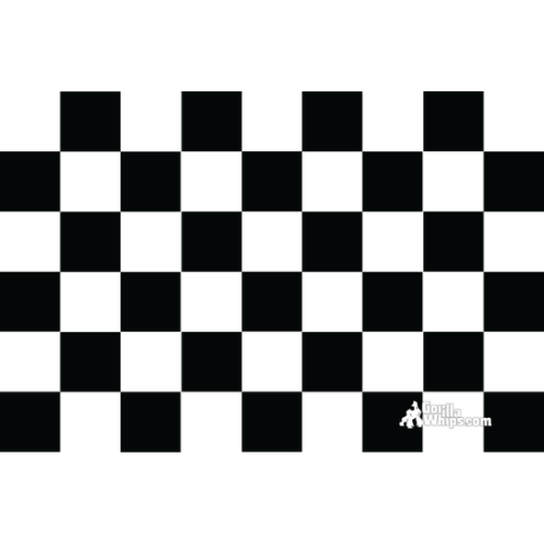 Black & White Checkered 2' x 3' Grommet Flag