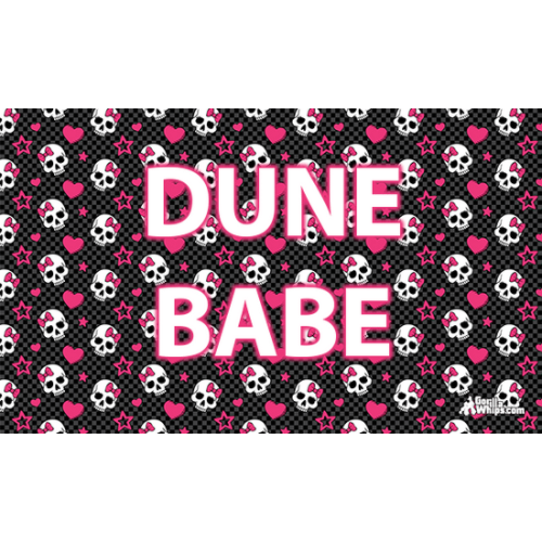 Dune Babe Skulls 2' x 3' Grommet Flag