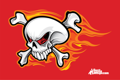 Flying Skull 2' x 3' Grommet Flag