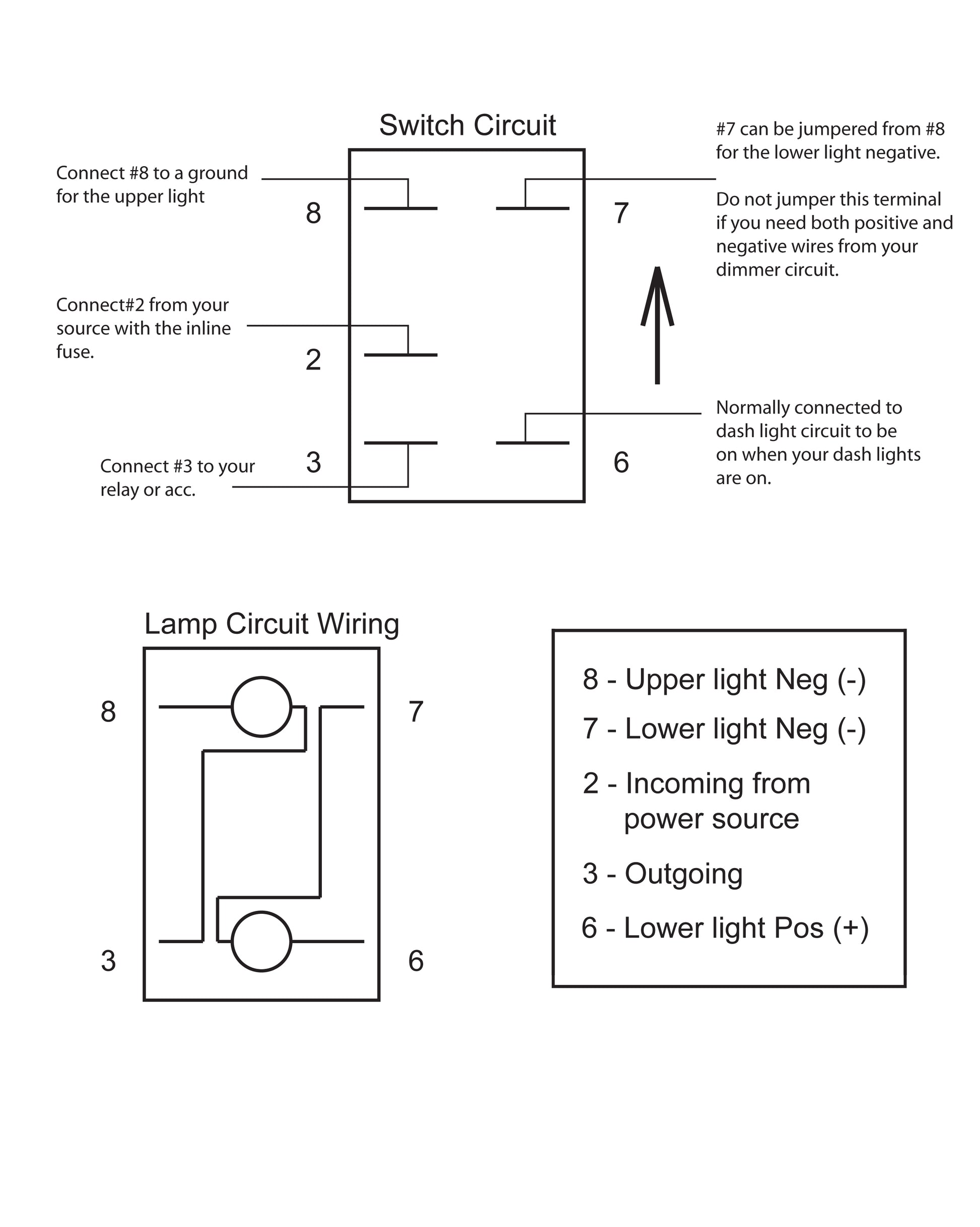 Switches – Laser Engraved