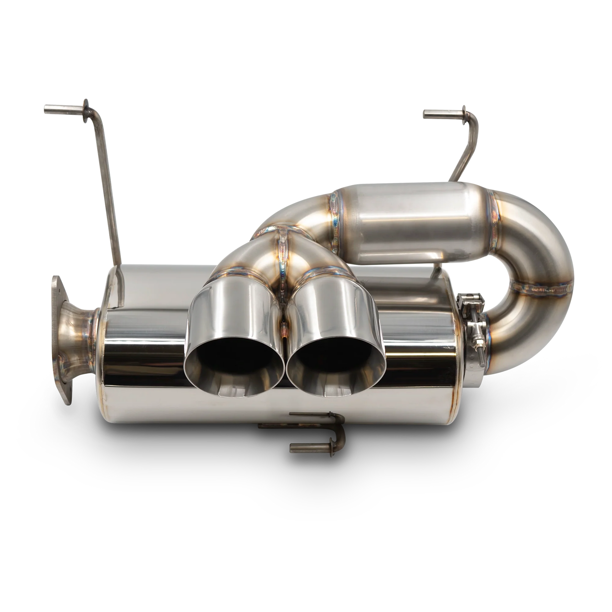 Bikeman Polaris Pro R Center Exit Exhaust Dual 3.0" Tip