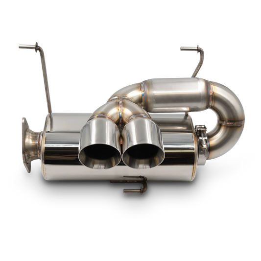 Bikeman Polaris Pro R Center Exit Exhaust Dual 3.0" Tip