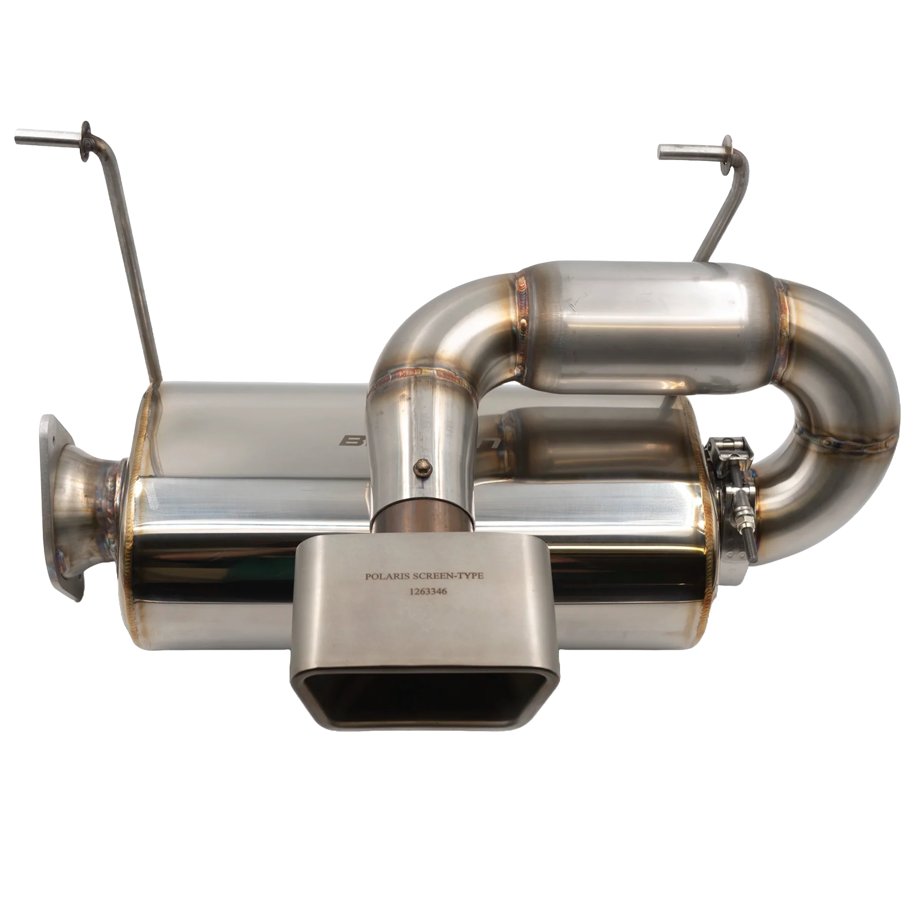Bikeman Polaris Pro R Center Exit Slip-On Exhaust 2.5"