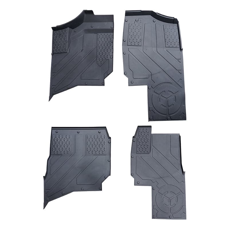 Kemimoto TPE Floor Mats Anti‑Slip for Polaris Ranger 1500