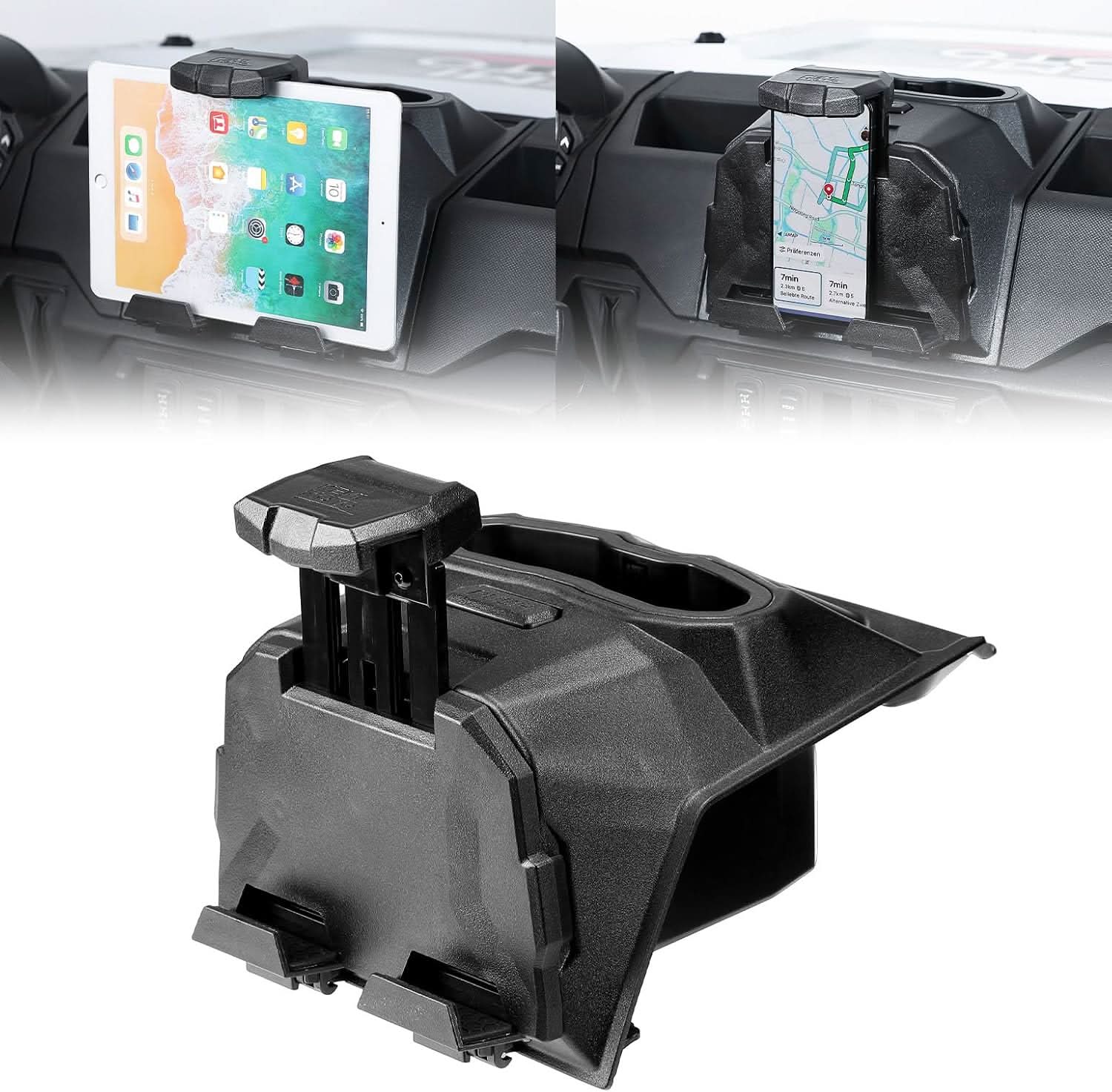 Kemimoto Spring Back Tablet Holder for Polaris Ranger