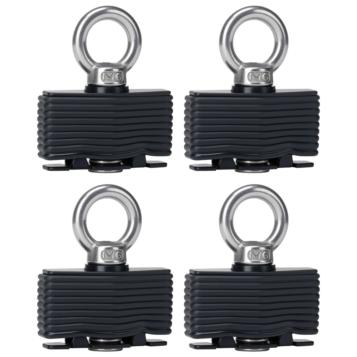 Kemimoto Universal Bed Tie Down Kit 4PCS Heavy‑Duty Stainless Steel