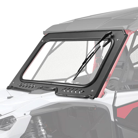 Kemimoto 8MM Glass Windshield with Wiper for Honda Talon 1000