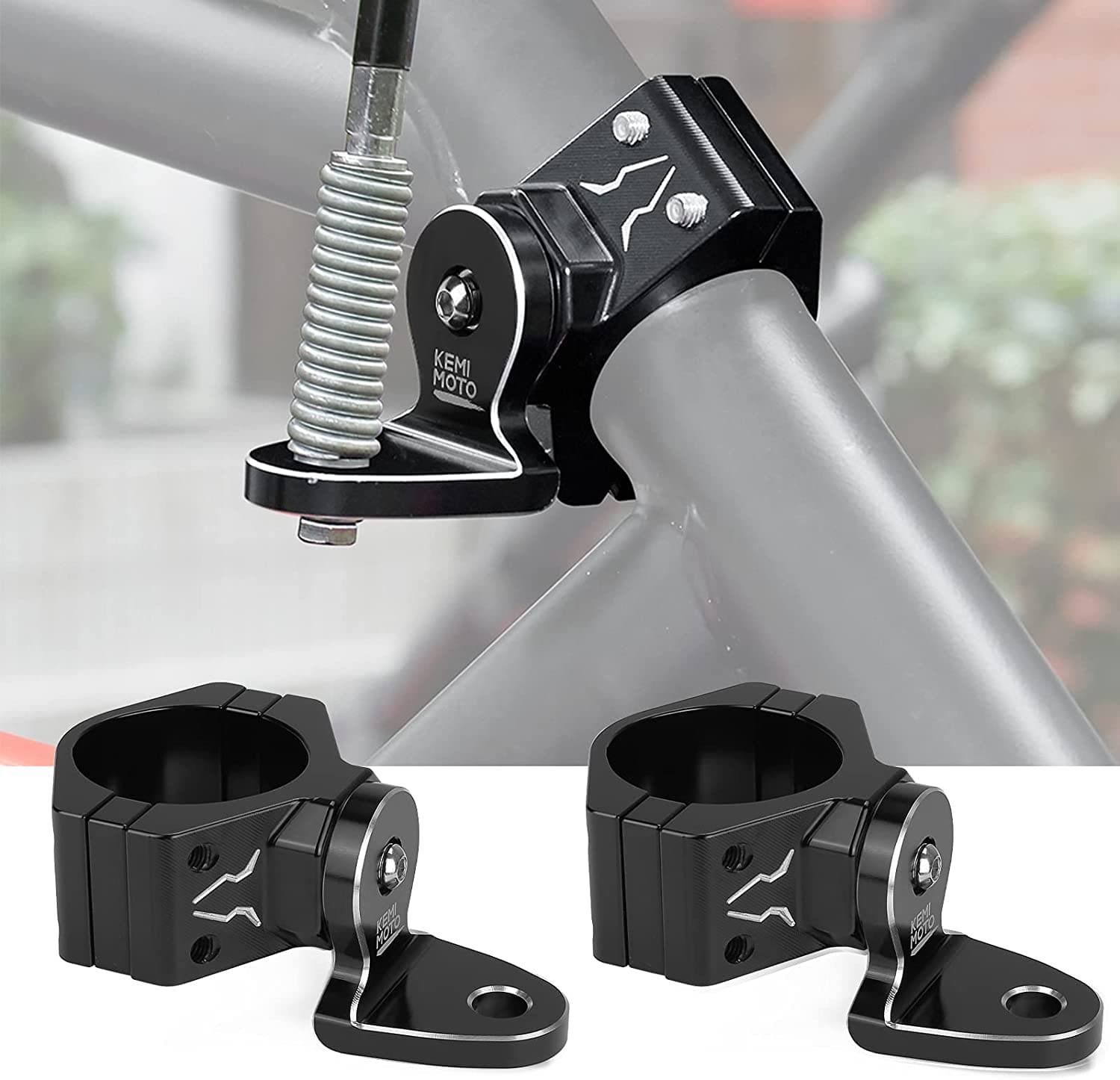 KEMIMOTO Whip Lights 3/4/5FT Spiral LED With RF Remote