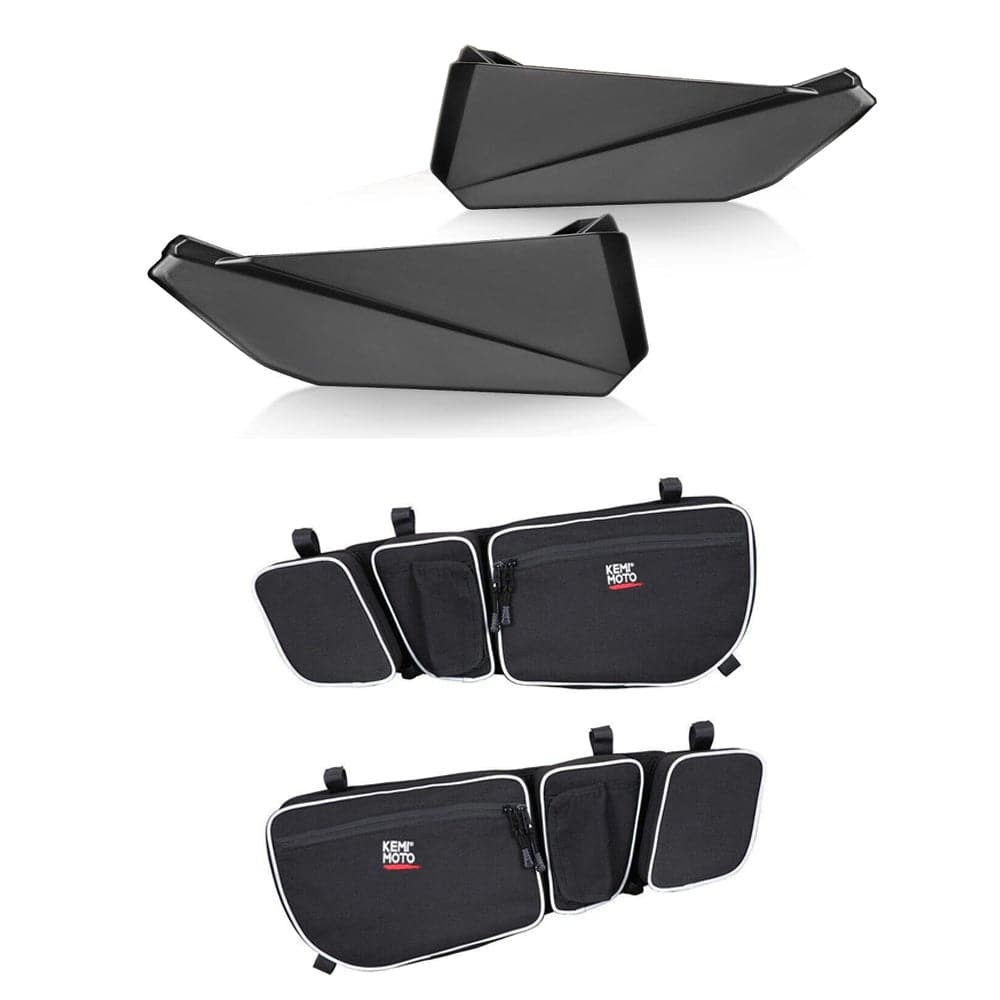 KEMIMOTO Front Door Bags Knee Pad for Can‑Am Maverick X3