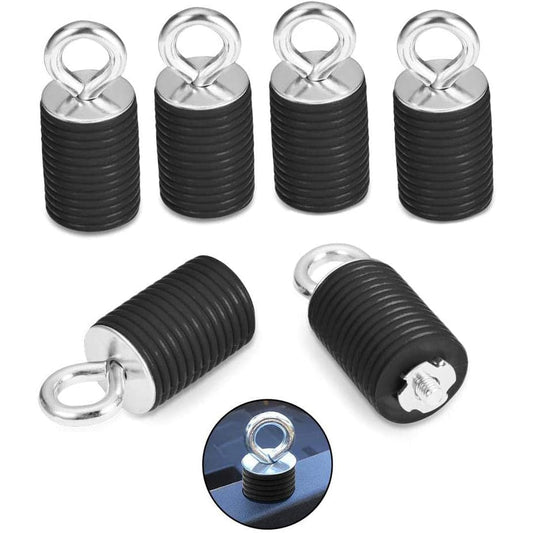Kemimoto 2" Tie Down Anchors 6‑Piece Set for Polaris Ranger