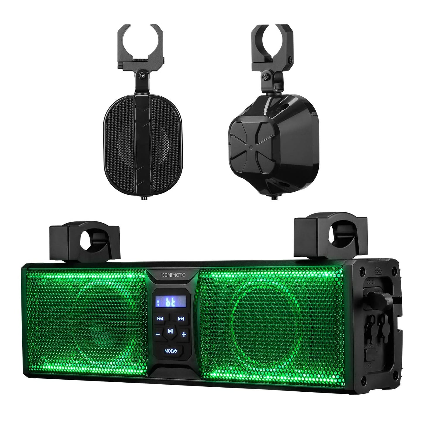 Kemimoto 2.1CH 17" Sound Bar With RGB Lighting
