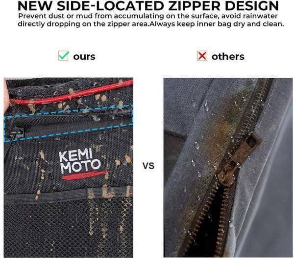 KEMIMOTO Front Door Bags & Rock Sliders for Polaris RZR