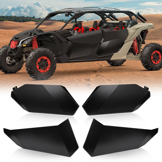 Kemimoto Aluminum Lower Door Panel Inserts for Can-Am Maverick X3 MAX