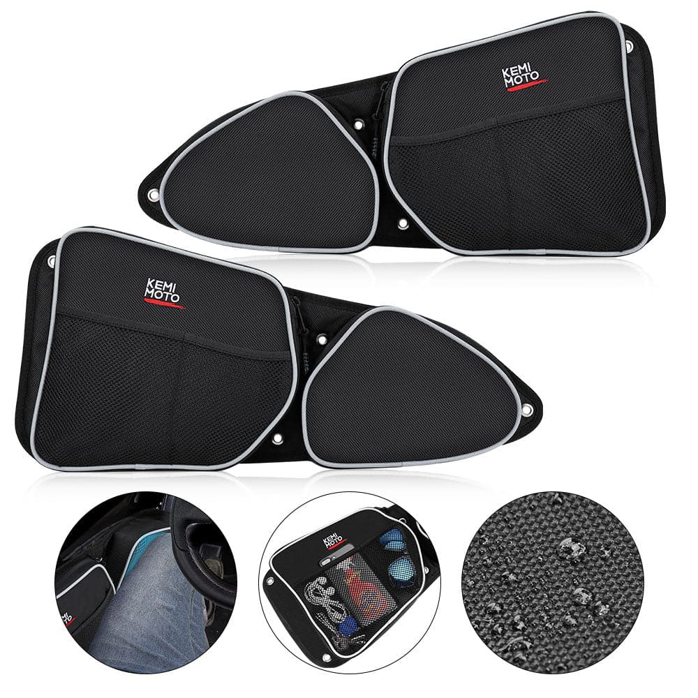 Kemimoto Door Bags for Polaris RZR 1000 XP 4 Turbo