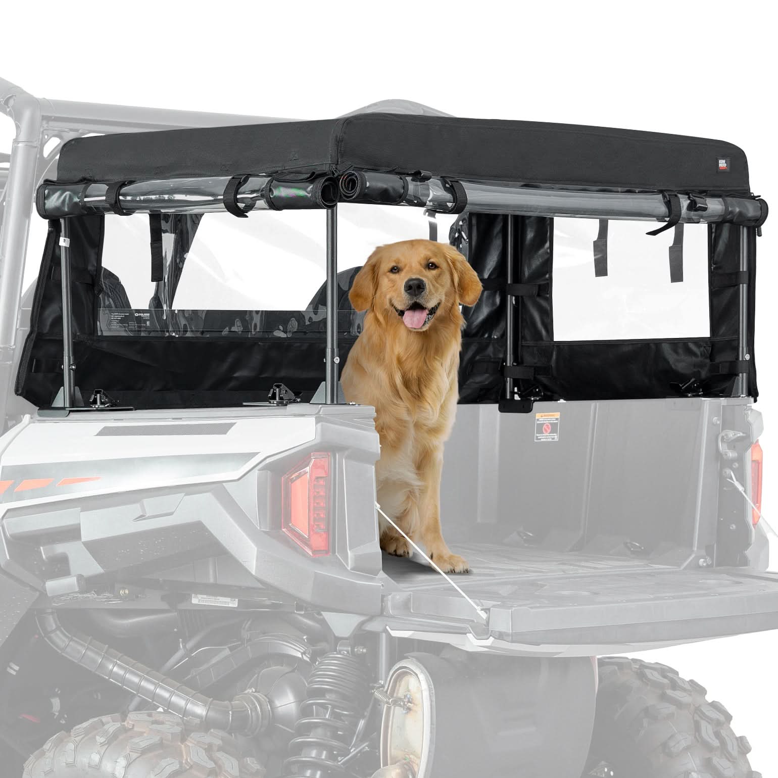 Kemimoto Soft Cargo Camper Bed Cover for Polaris UTV