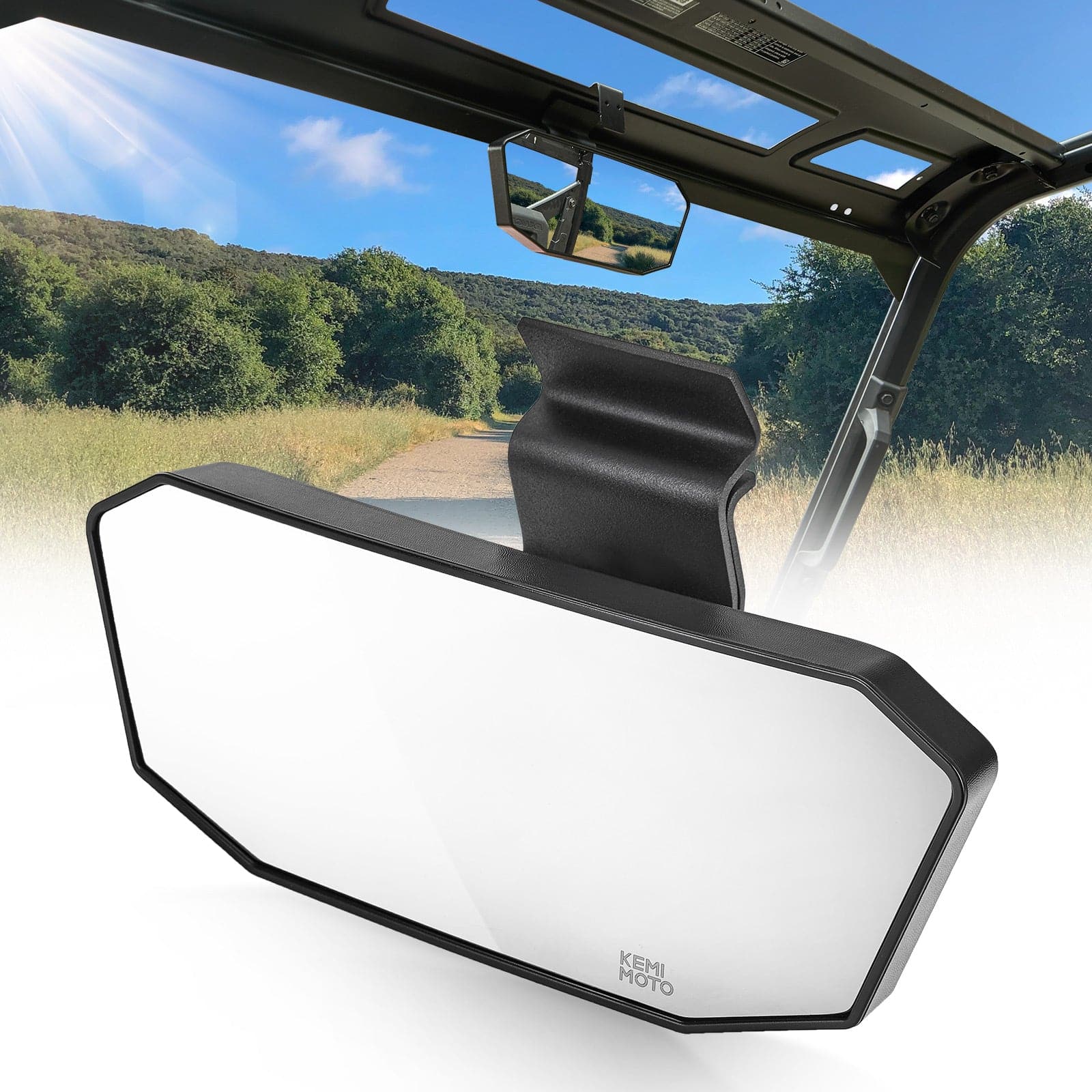 Kemimoto View Mirror for Polaris Ranger & Can‑Am Defender 2023