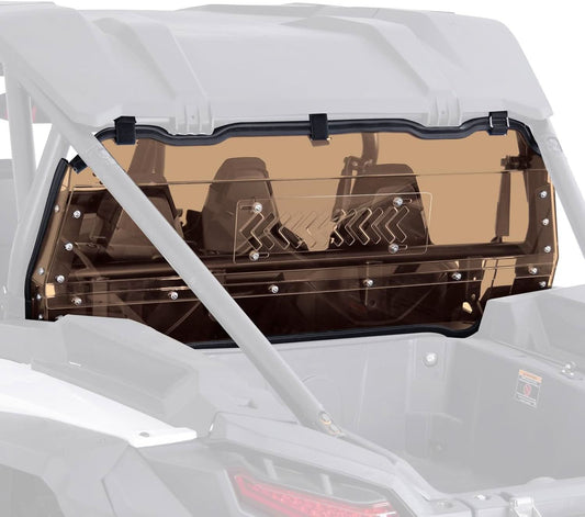 Kemimoto Sliding Vented Tinted Rear Windshield for Polaris RZR XP1000