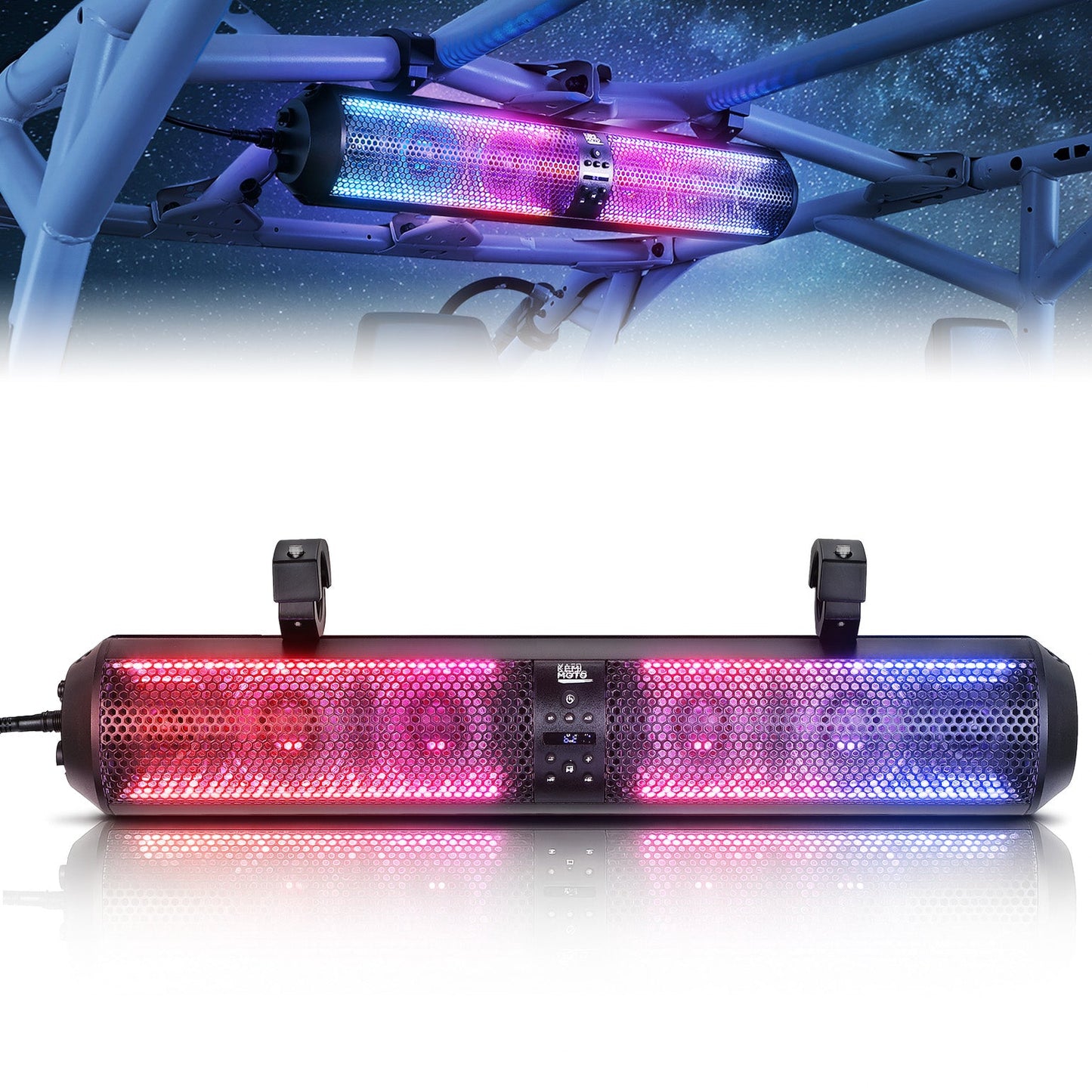 Kemimoto UTV Soundbar 28" SXS With RGB Lights