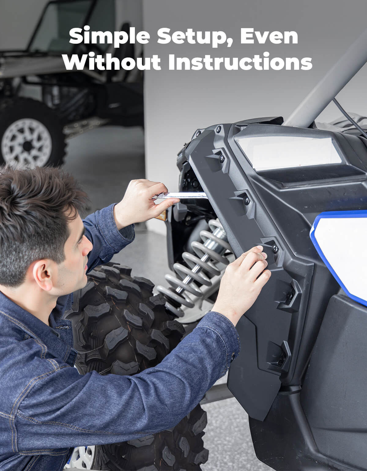 KEMIMOTO Fender Flares Injection-Molded Polypropylene for Can‑Am Maverick X3