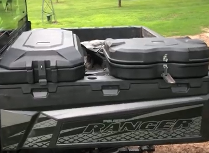 Kemimoto 20L Cargo Storage Box for Polaris Ranger & General