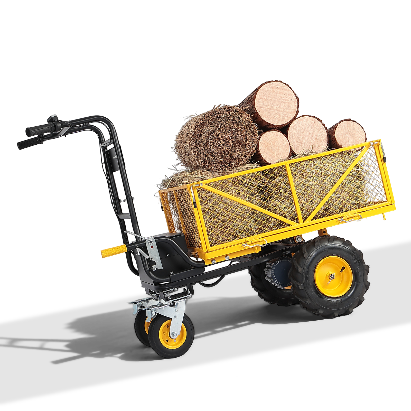 BougeRV GC660 Electric Utility Garden Cart Steel Frame