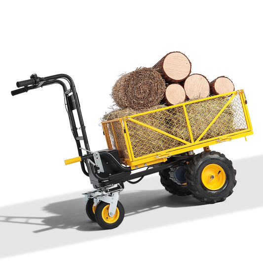 BougeRV GC660 Electric Utility Garden Cart Steel Frame