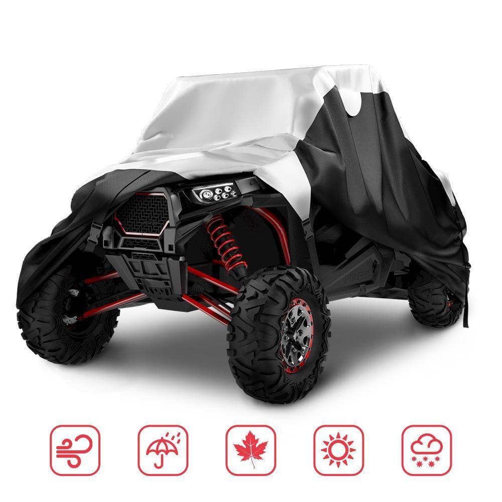 KEMIMOTO Waterproof 420D UTV Cover for Can‑Am, Polaris, Kawasaki