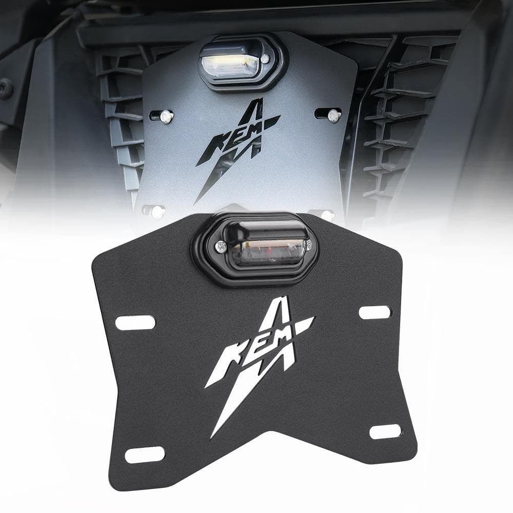 Kemimoto Universal LED License Plate Bracket Kit