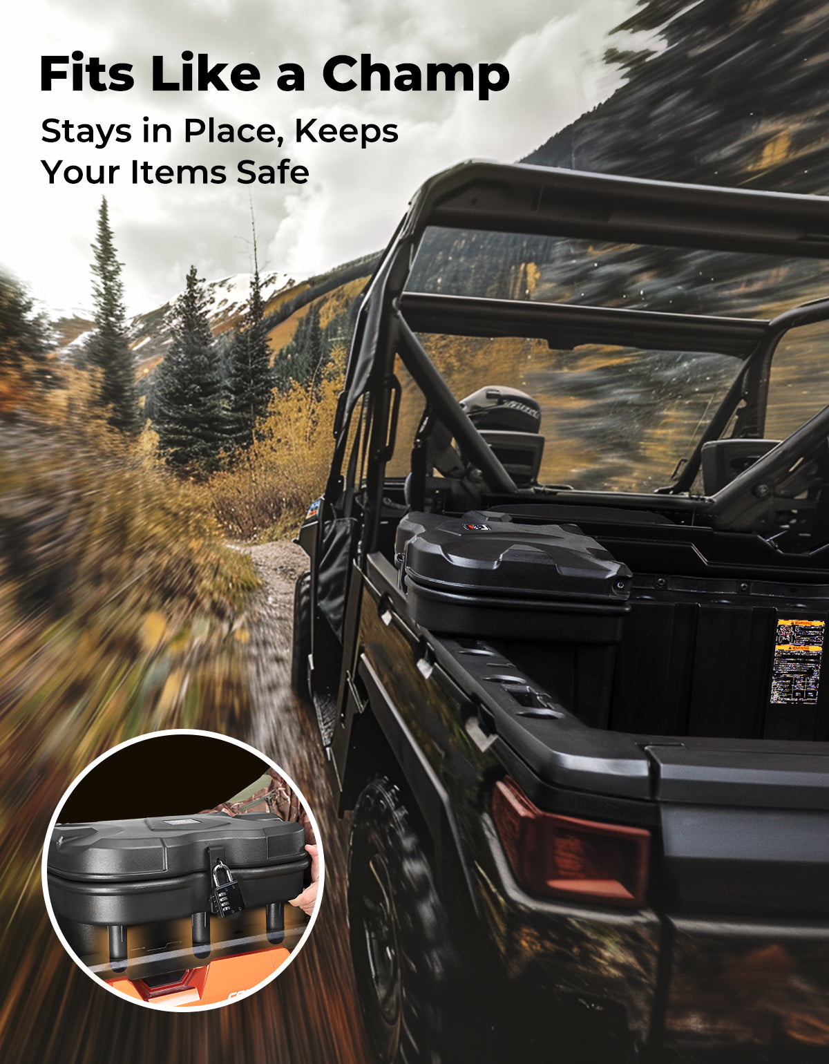 20L Cargo Storage Box for Polaris Ranger/ General
