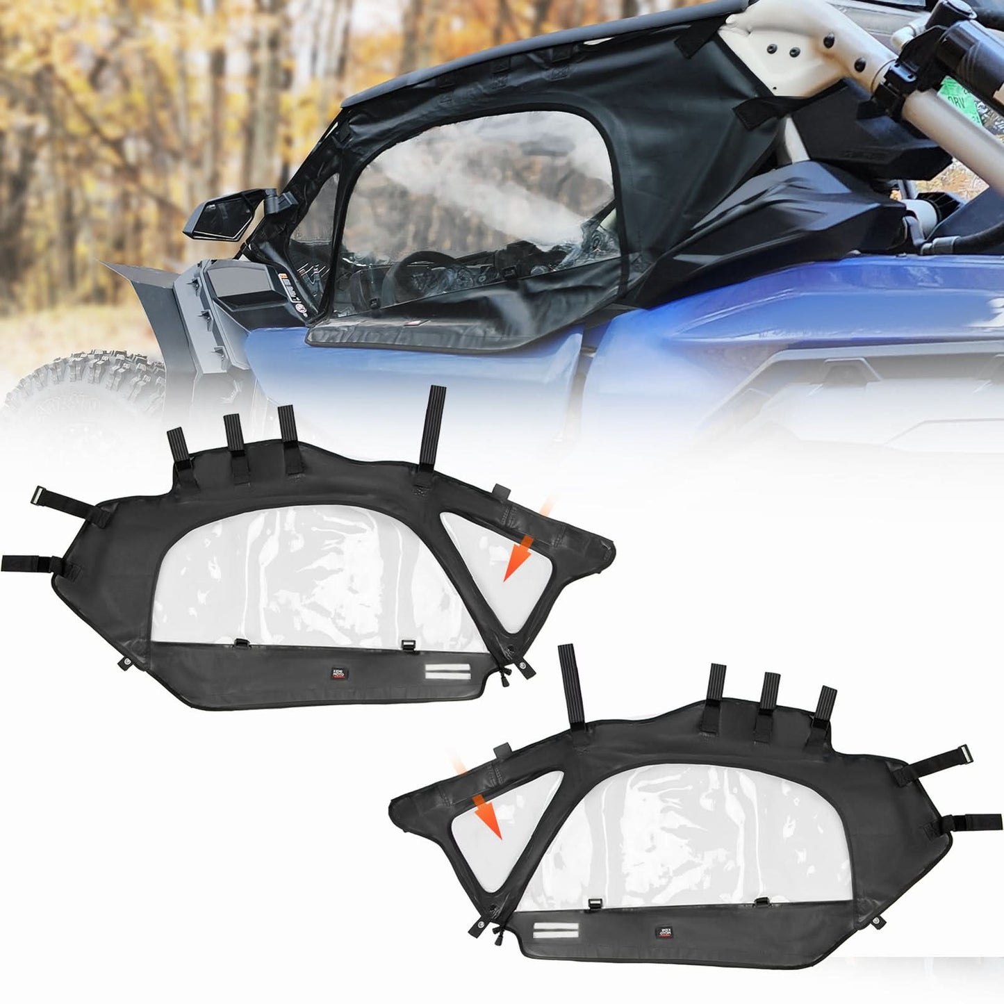 Soft Cab Enclosures Upper Windows for Can‑Am Maverick X3