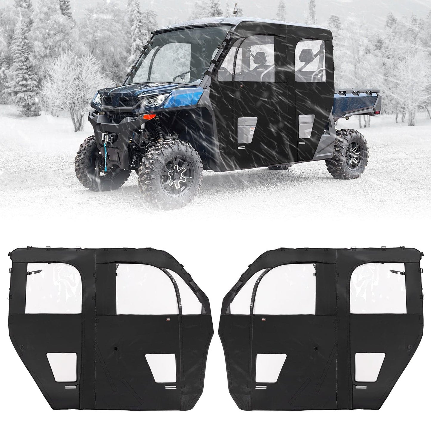 Kemimoto Soft Cab Enclosure Doors for CFMOTO UForce 1000XL