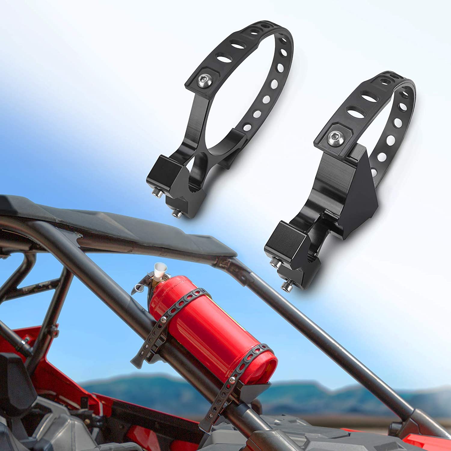 Kemimoto Fire Extinguisher Holder for Polaris RZR & Kawasaki Teryx